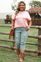 Nyomi Short Batwing Sleeve PLUS Top