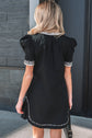 Ruth Sleeve Shift Mini Dress
