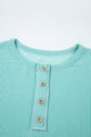 Aria Knit Colorblock Henley Top