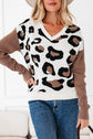 Jocelyn Block Patchwork Sleeve Sweater