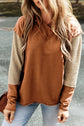 Daphne Sleeves Patchwork Colorblock Hoodie