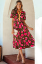 Renata Ruffle Hem Maxi Dress