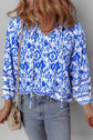 Anne 4 Sleeve Tied Blouse