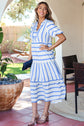 Alora Half Sleeve Vacation Dress