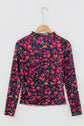 Leona Sleeve Mock top Long Sleeve Top