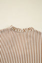 Blair Tied Cuffs Seersucker Blouse