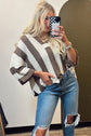 Holland Colorblock Bracelet Sleeve Sweater