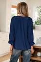 Soraya Flounced Bracelet Sleeve Blouse