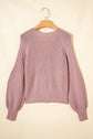 Khloe Mixed Texture Knit Sweater