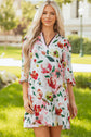 Aliya Half Sleeve Shift Dress