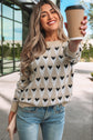 Aspyn Ribbed Trim Loose Sweater