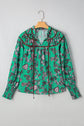 Elouise Shirred Puff Sleeve Blouse