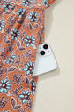 Alia Floral Contrast Collared Shirt