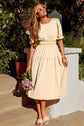 Annie Short Sleeve Midi Dress
