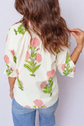 Noelle 3 4 Sleeve Blouse