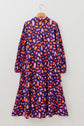 Alina Collared Tiered Long Dress
