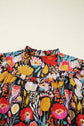 Amara Puff Sleeve Tied Blouse