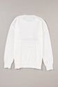 Robin Glitter Print Casual Sweater