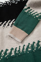 Sophia Pattern Drop Shoulder Sweater