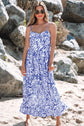 Coraline Floral Spaghetti Strap Maxi Dress