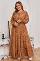 Charleigh Sleeve Tiered Maxi PLUS Dress