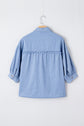 Londyn Bracelet Sleeve Chambray Shirt