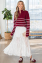 Maliyah Lace Flowy Maxi Skirt