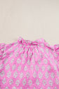 Miller Ruffled Short Sleeve Blouse