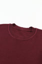 Aria Sleeve Plain Knit Sweater