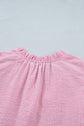 Maelynn Short Bubble Sleeve Blouse