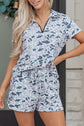 Reyna Polo Collar Lounge Set