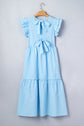 Deborah Sleeve Gingham Maxi Dress