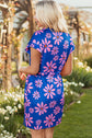 Elouise Floral Drawstring Waist Mini Dress