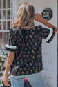 Aliya Short Sleeve Floral Shirt