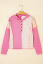 Hollievi Patchwork Hooded Oversize Pullover