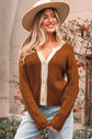 Gabriella Knit Neckline Short Cardigan
