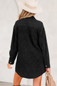 Takina Raw Hem Loose Shirt