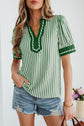 Elora Short Bubble Sleeve Blouse