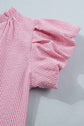 Maelynn Short Bubble Sleeve Blouse