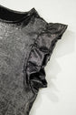 Amelia Ruffle Trim Sleeveless Top