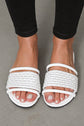 Luisa Square toe Flat Slippers