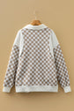 Rosalia Ribbed Patchwork Loose Sweatshirt