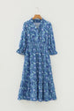 Athena Bracelet Sleeve Long Dress