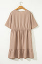 Kaylee Ruffled Short Sleeve PLUS Dress