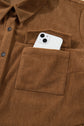 Galilea Corduroy Full Collared PLUS Shirt