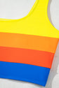 Dylan Colorblock Square Top