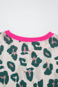 Arleth Print Contrast Trim Top