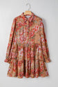 Maddie Ruffle Mini Dress Long Sleeve Top