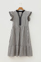 Opal Contrast Trim Midi Dress