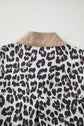Kayleigh Print Contrast Trim Long Sleeve PLUS Top